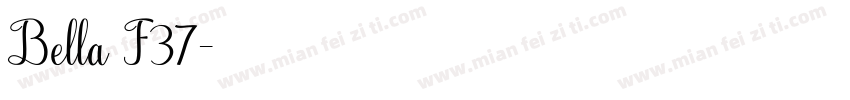 Bella F37字体转换